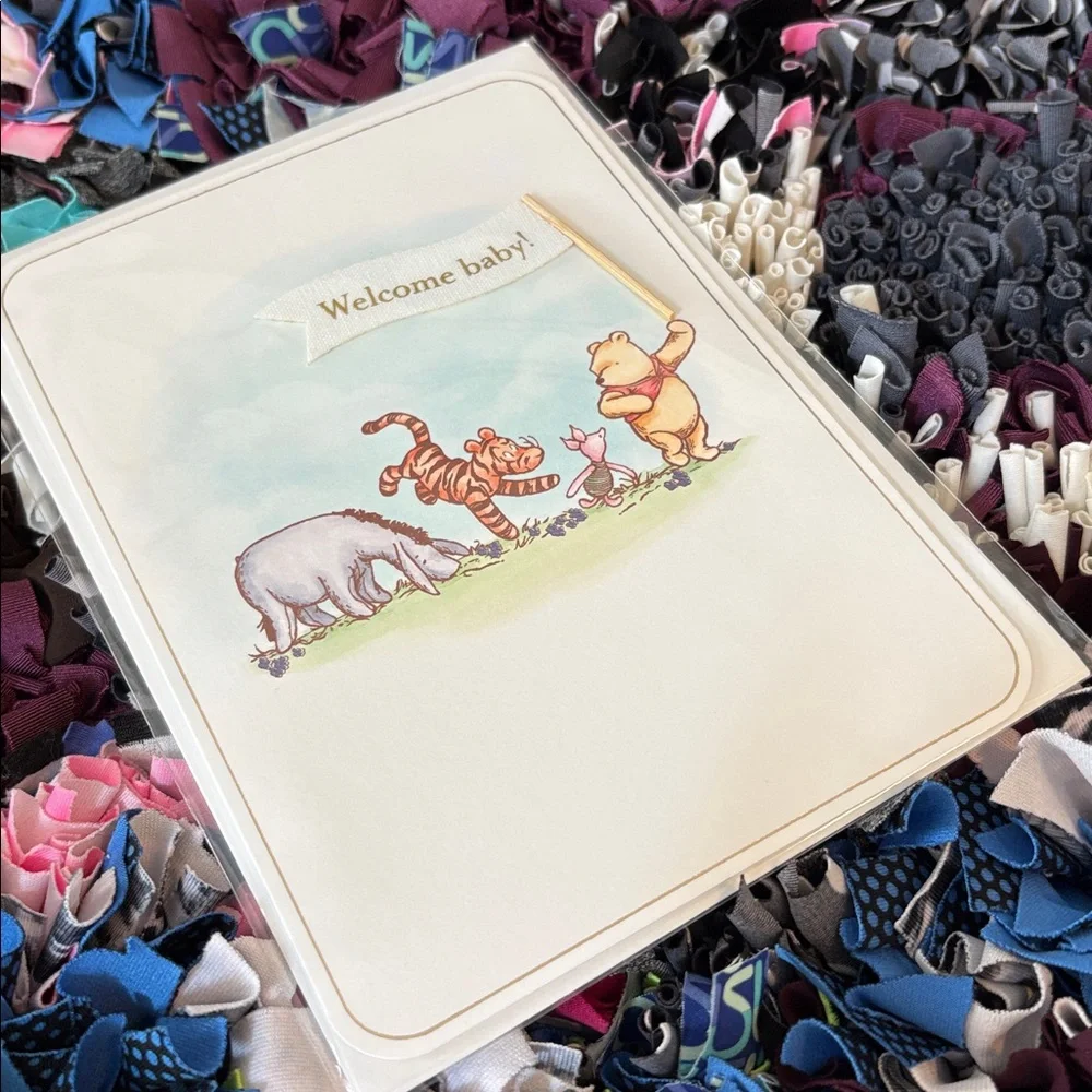 🆕Papyrus/Disney “Winnie The Pooh” New Baby Card